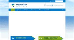 Desktop Screenshot of freeportshipservices.com