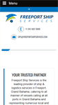 Mobile Screenshot of freeportshipservices.com